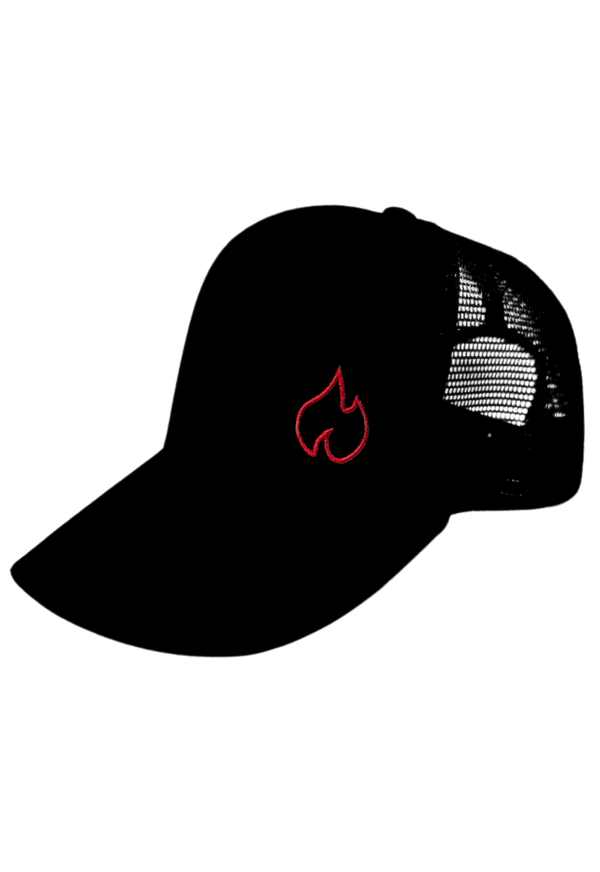 FIREBLOOD CAP front view Fireblood cap
