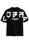 Cobra Shield Tee Black White front view Top G men's t shirt