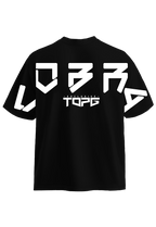 Cobra Shield Tee Black White front view Top G men's t shirt