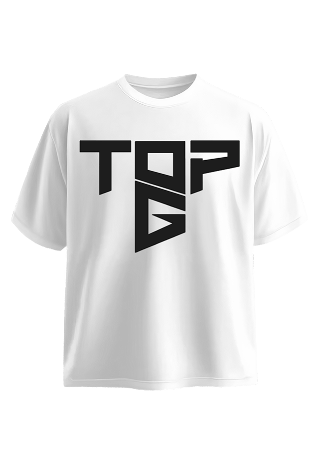 Cobra Shield Tee White Black detail Top G men's t shirt