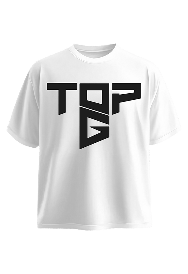 Cobra Shield Tee White Black detail Top G men's t shirt