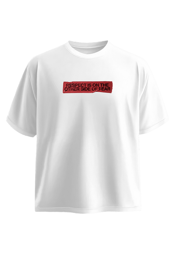 Embrace Fear Black side view Top G men's t shirt