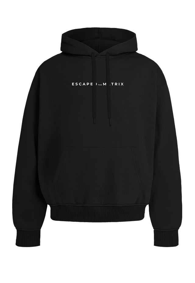 Escaped the Matrix Hoodie front view Top G men's hoodie