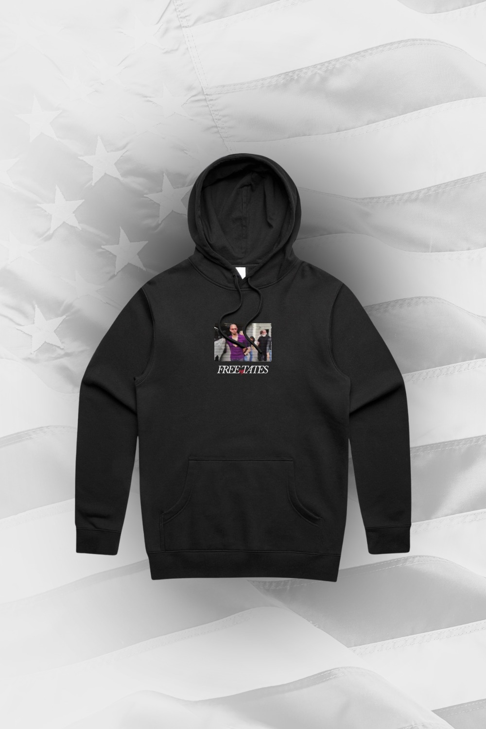 Free The Tates Hoodie Black