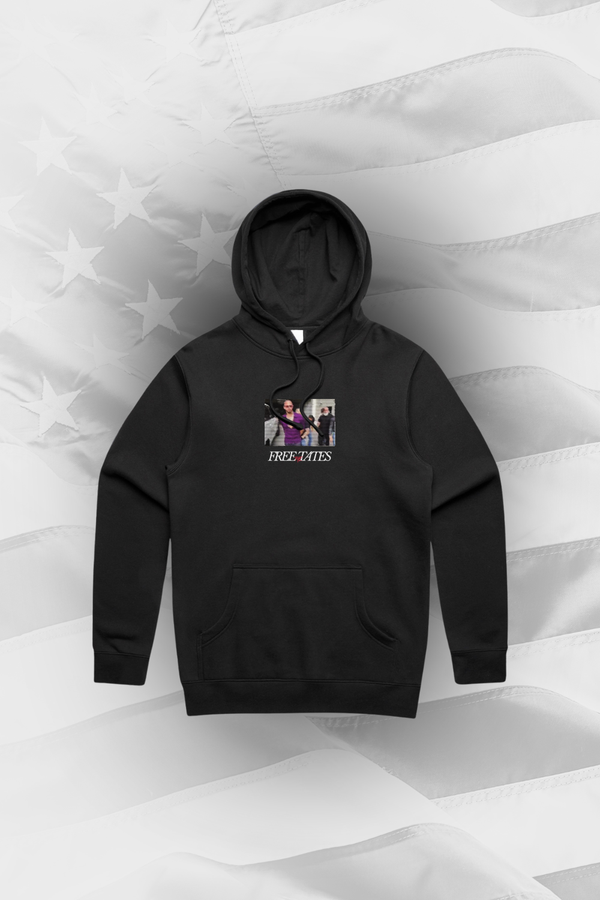 Free The Tates Hoodie Black