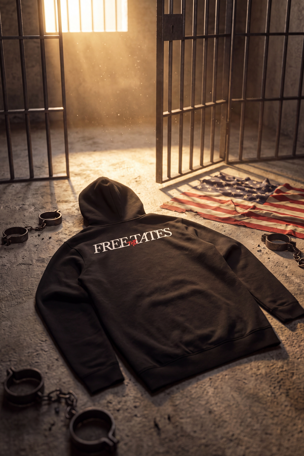 Free The Tates Hoodie Black
