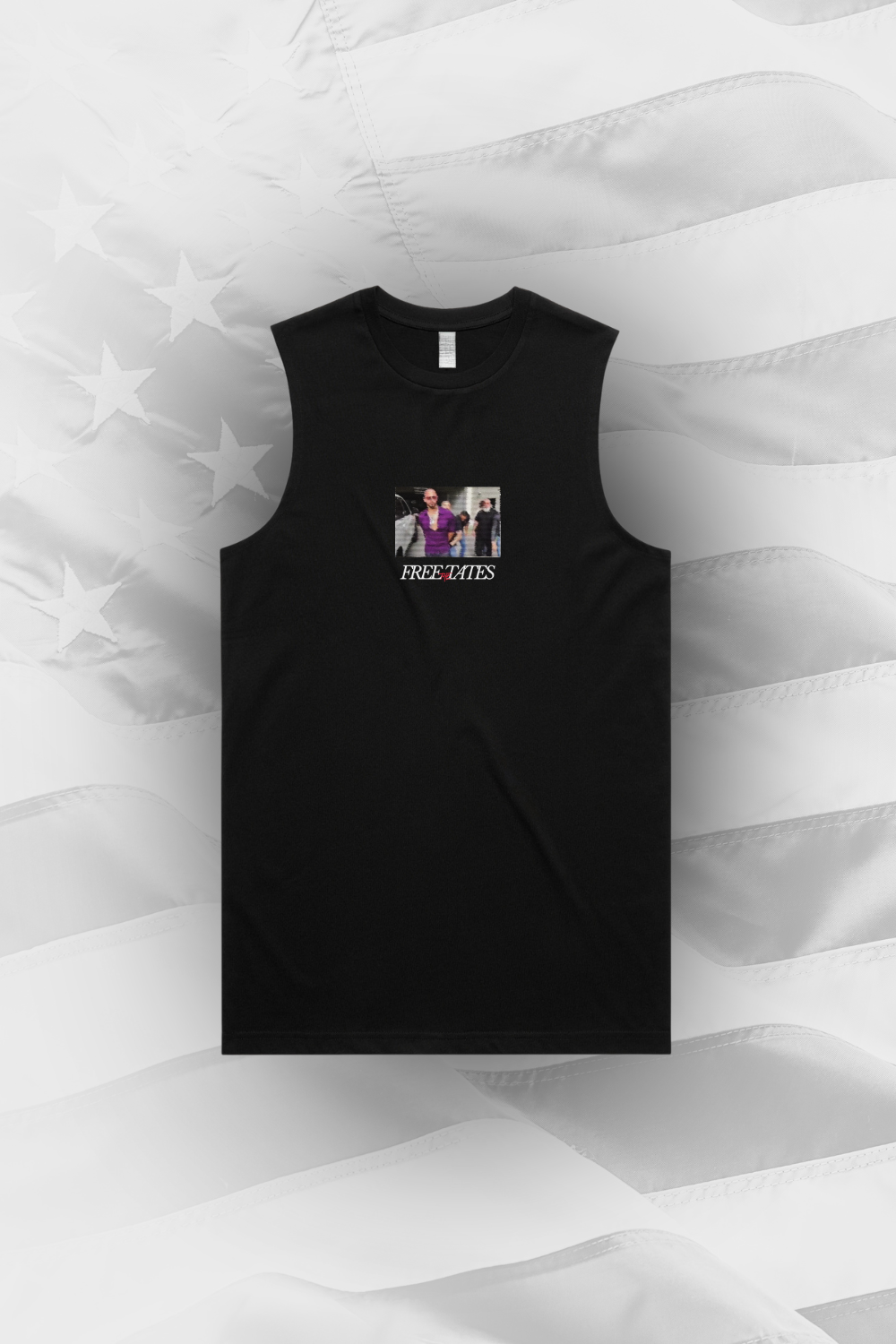 Free The Tates Vest Black