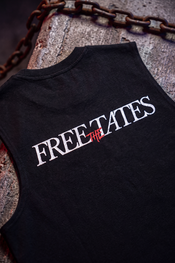 Free The Tates Vest Black