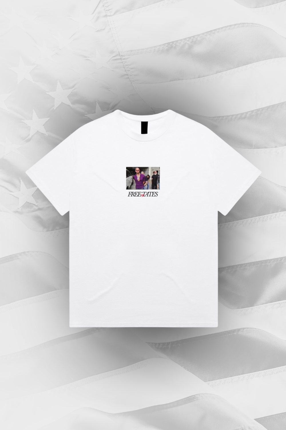 Free The Tates Tee White