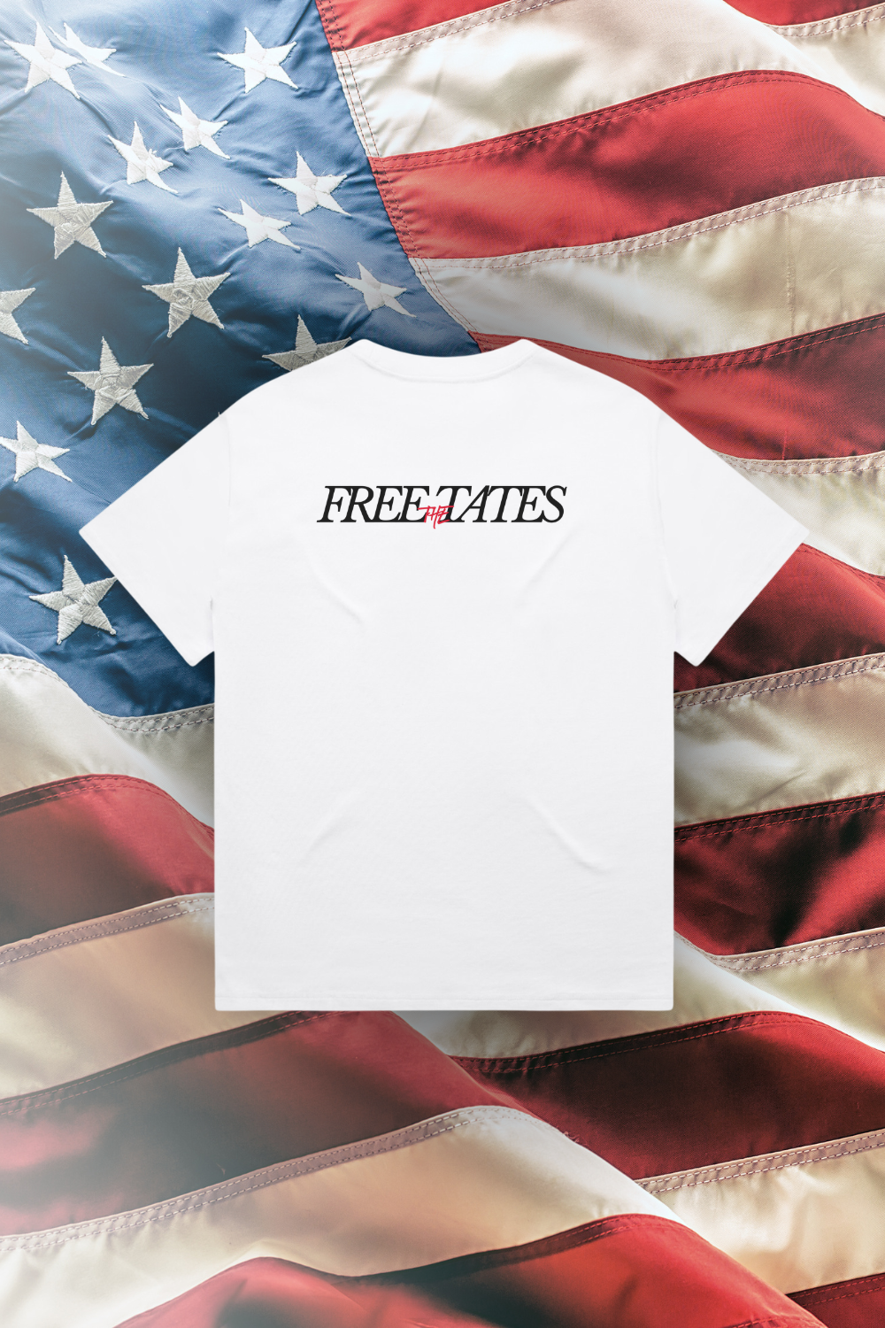 Free The Tates Tee White