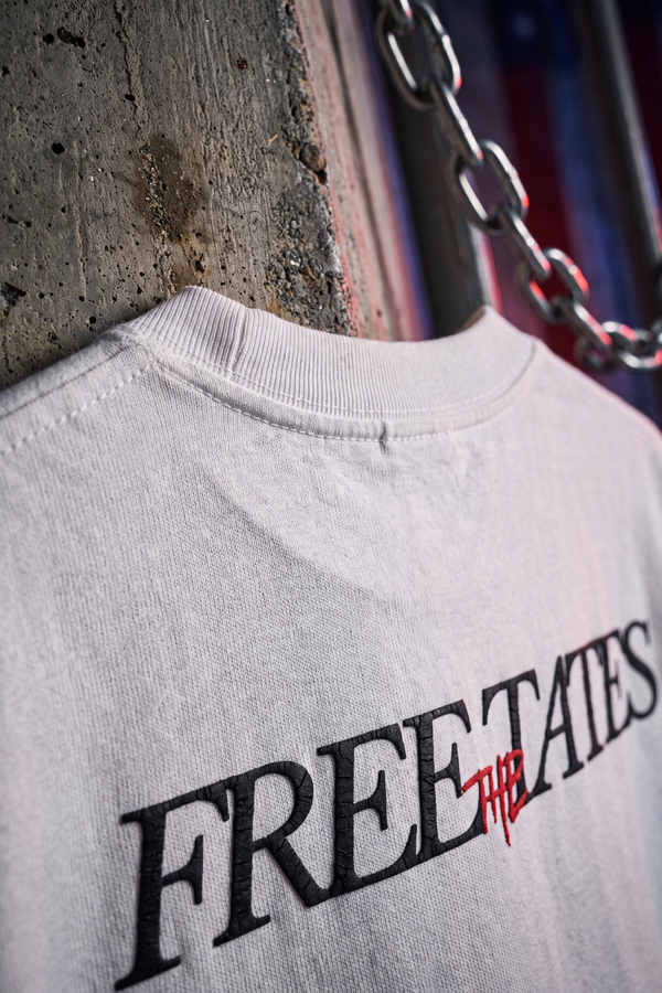 Free The Tates Tee White