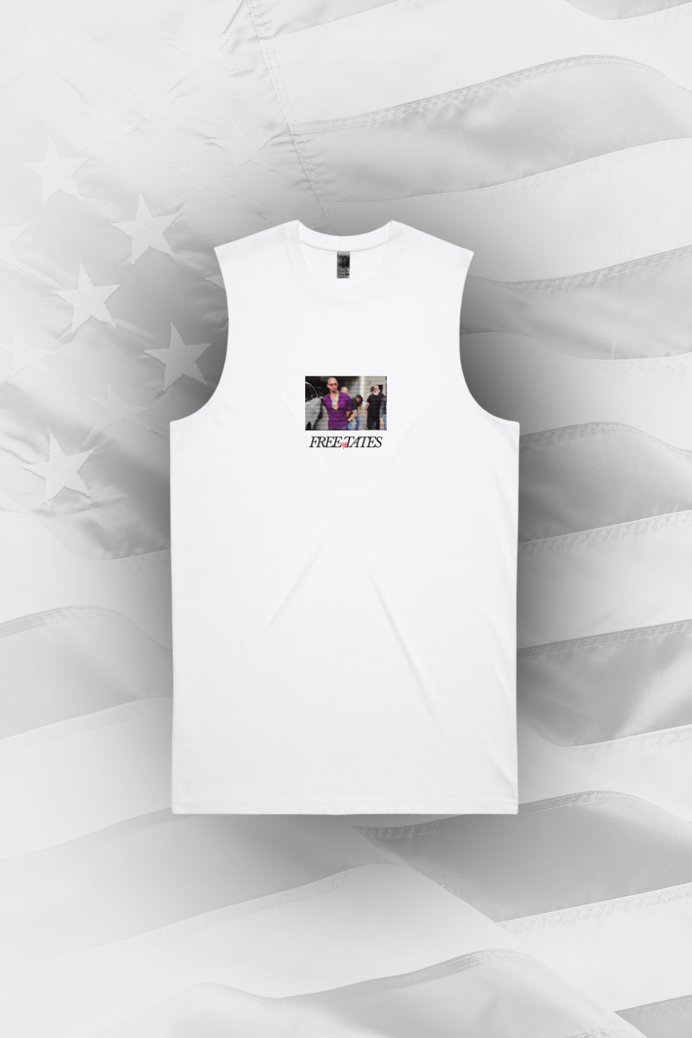 Free The Tates Vest White