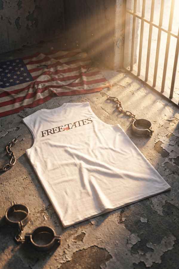Free The Tates Vest White