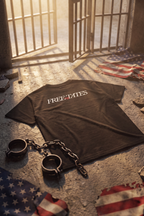 Free The Tates Tee Black