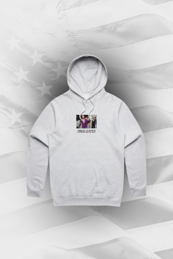 Free The Tates Hoodie White