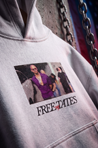 Free The Tates Hoodie White