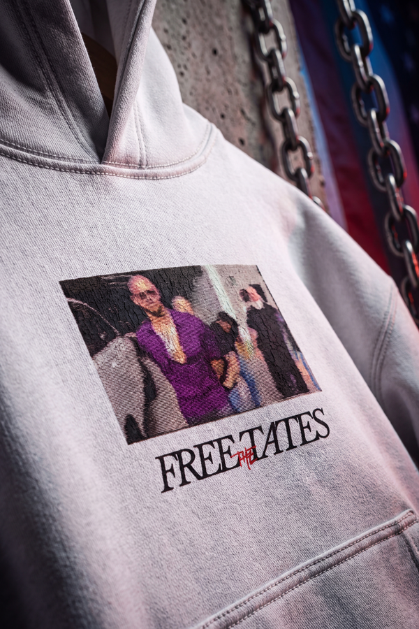 Free The Tates Hoodie White