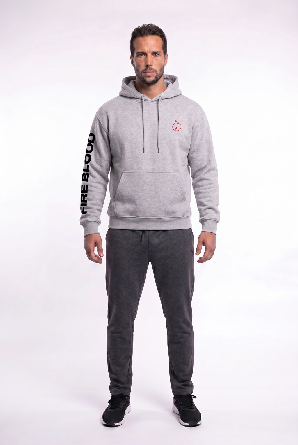 FIREBLOOD Hoodie Grey