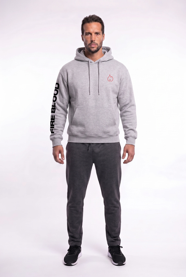 FIREBLOOD Hoodie Grey