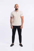 Apex Slim Fit Polo Apricot