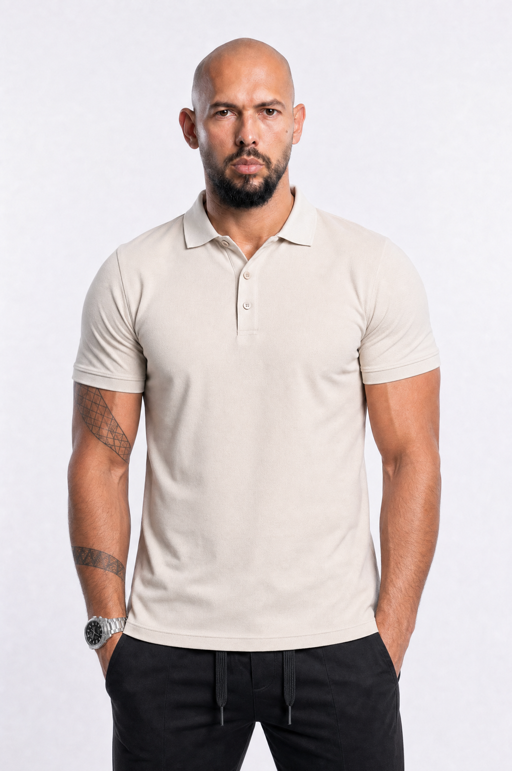 Apex Slim Fit Polo Apricot