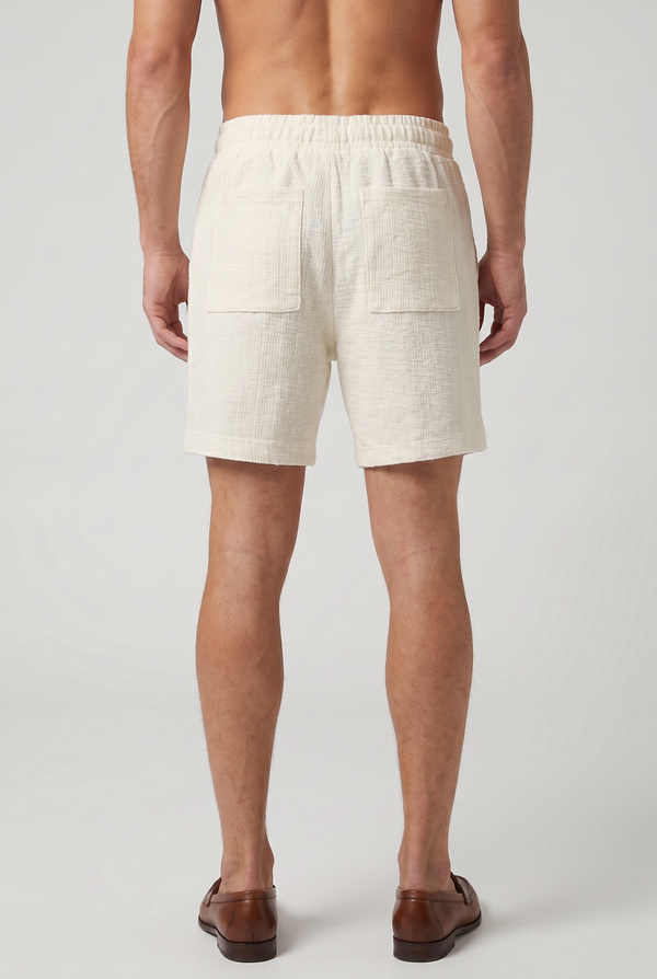 Bahamas Textured Short Cream