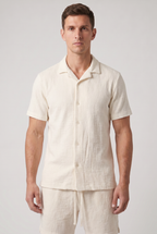 Bahamas Textured Shirt Cream