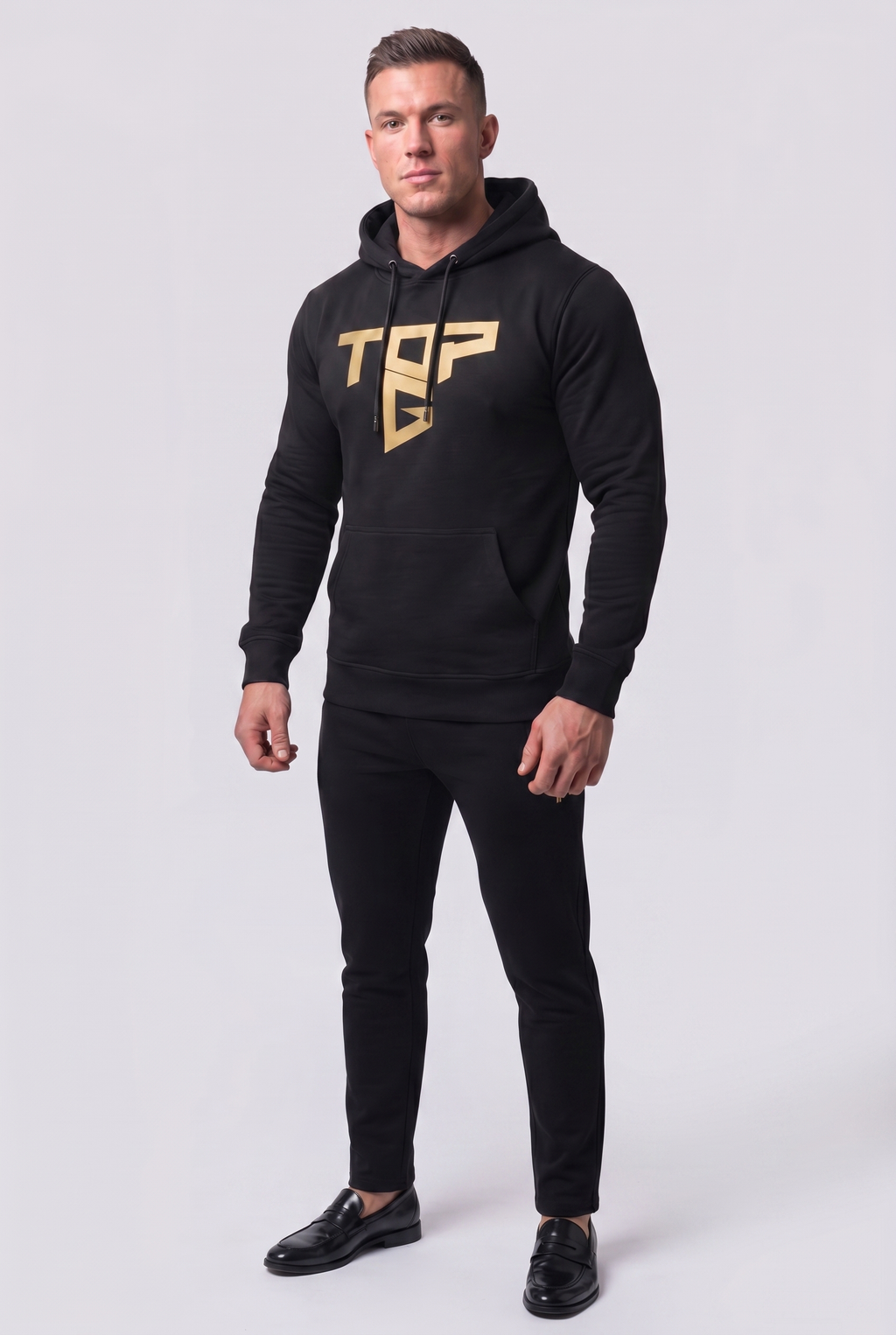 Custom Cobra Shield Hoodie - Black