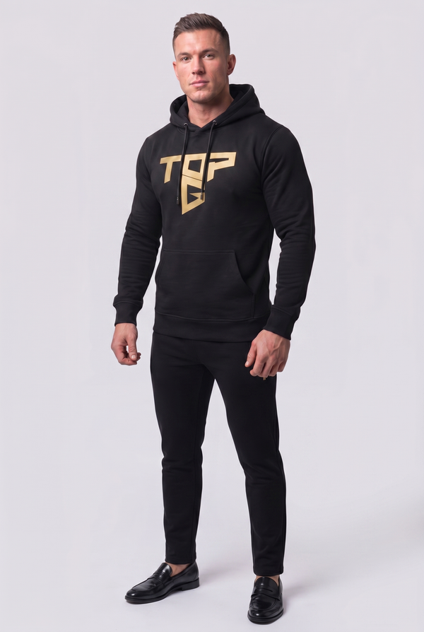 Custom Cobra Shield Hoodie - Black