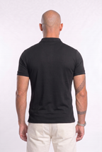 Apex Slim Fit Polo Black