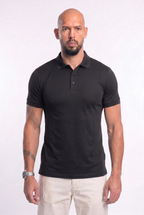 Apex Slim Fit Polo Black