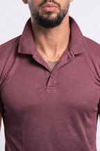 Apex Slim Fit Polo Light Burgundy