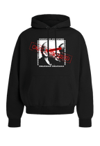 Case Dismissed front view Top G men's hoodie