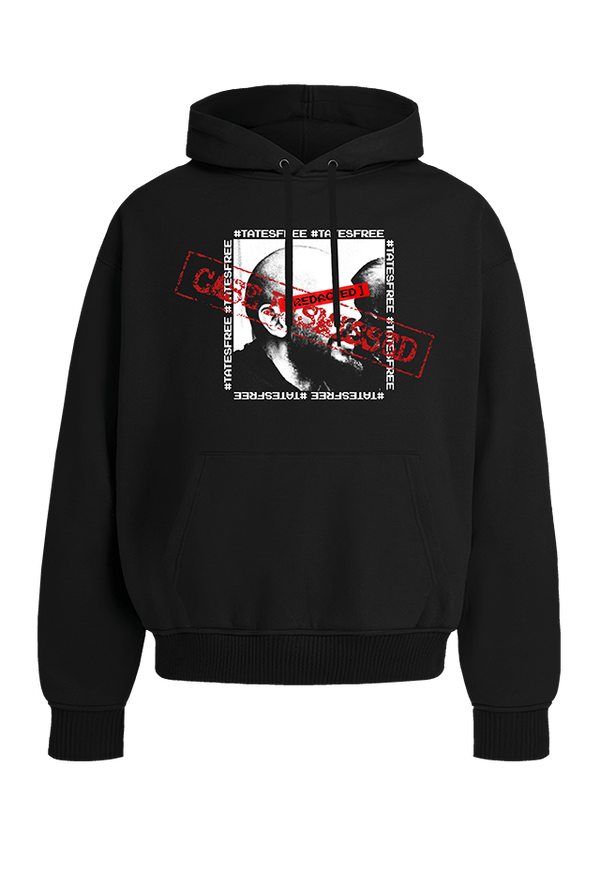 Case Dismissed front view Top G men's hoodie