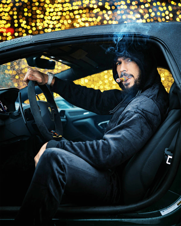 Money Suit back view Top G matching set