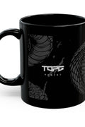 Cobra Mug Black - handle left, TOPG logo