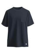 Legacy Pocket Tee Blue front view Top G men's t shirt
