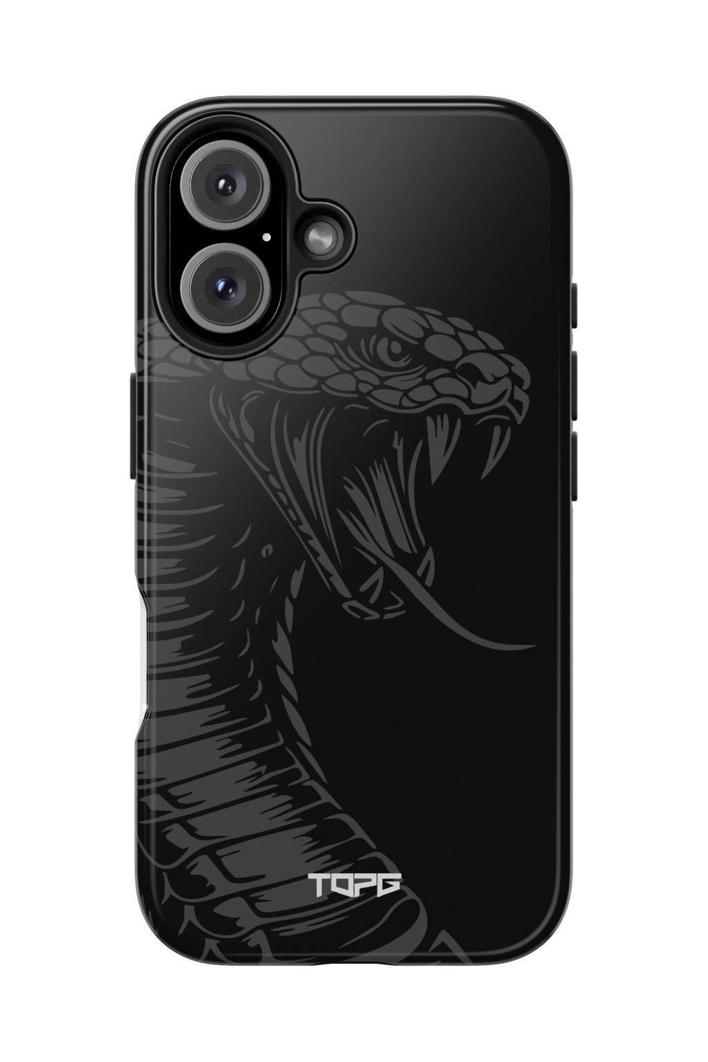 Cobra Case Black - iPhone 16, front