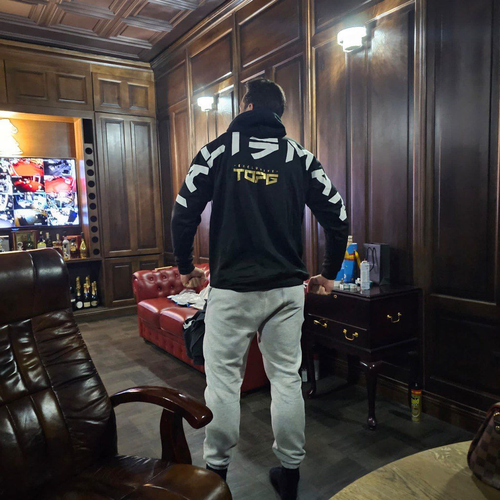 Talisman side view Top G men's hoodie