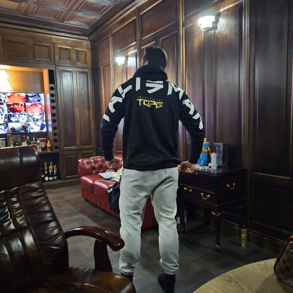 Talisman side view Top G men's hoodie
