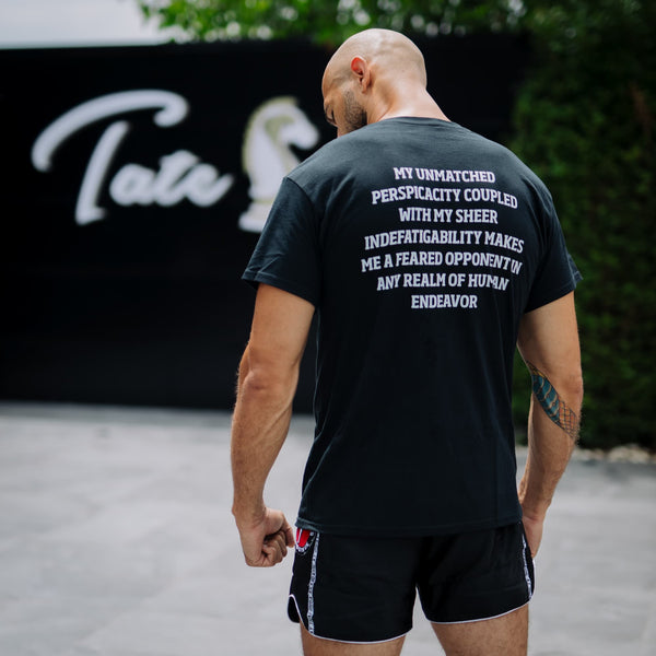 RESIST Black side view Top G men's t shirt