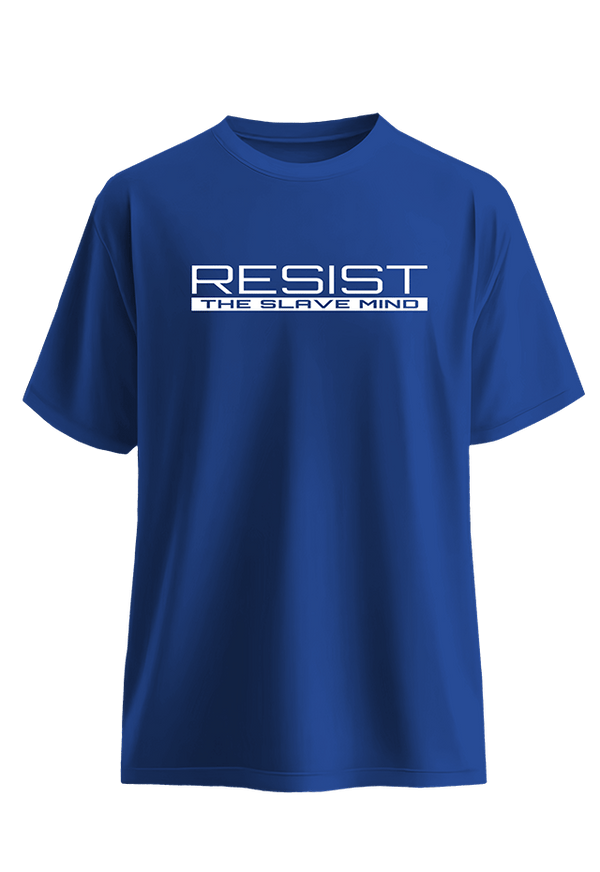 Resist 2 Black flat lay Top G men's t shirt