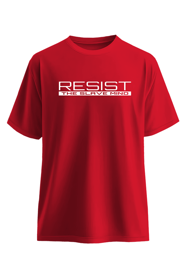 Resist 2 Black packaging Top G men's t shirt