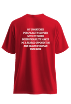 RESIST Red front view Top G men's t shirt