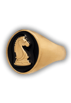 Tate Signature Ring front view Top G ring