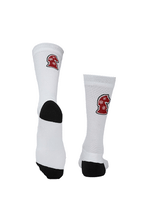 TOP G Christmas Socks Red back view Top G sports socks