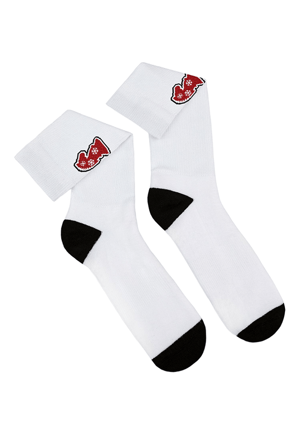 TOP G Christmas Socks Red side view Top G sports socks