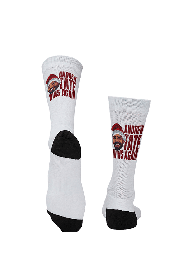 Gift Of Joy Christmas Socks back view Top G sports socks