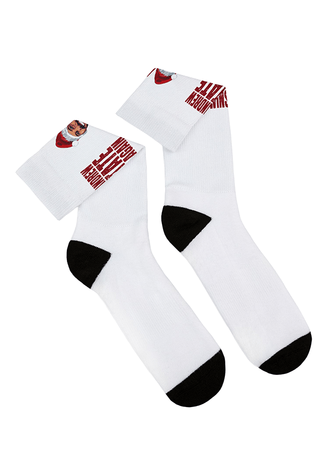 Gift Of Joy Christmas Socks side view Top G sports socks