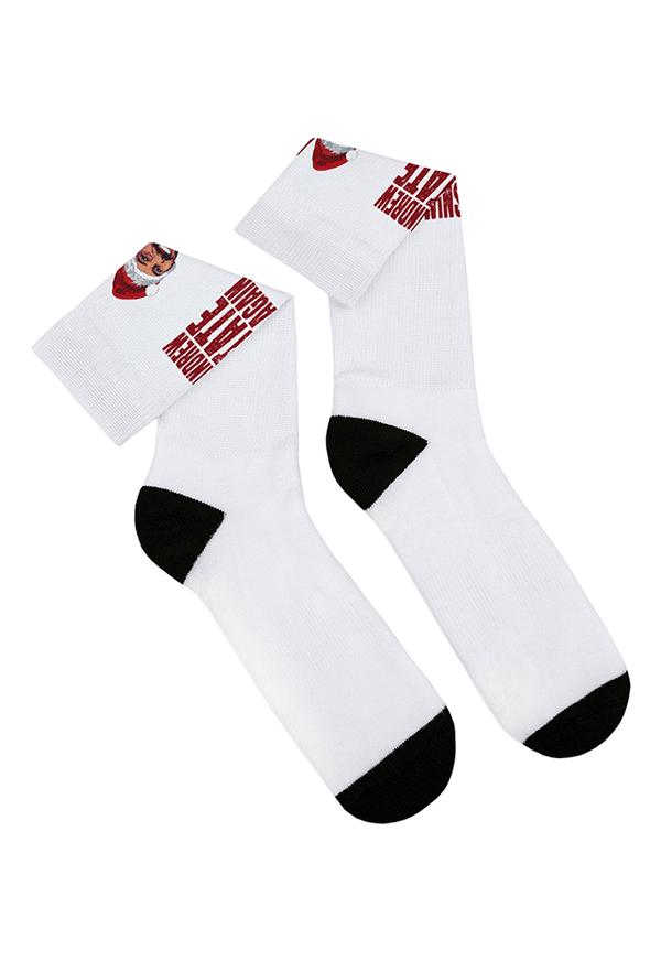 Gift Of Joy Christmas Socks side view Top G sports socks